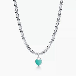 Return To Tiffany Bead Necklace 16” 
Tiffany&Co Authentic 100% silver 925